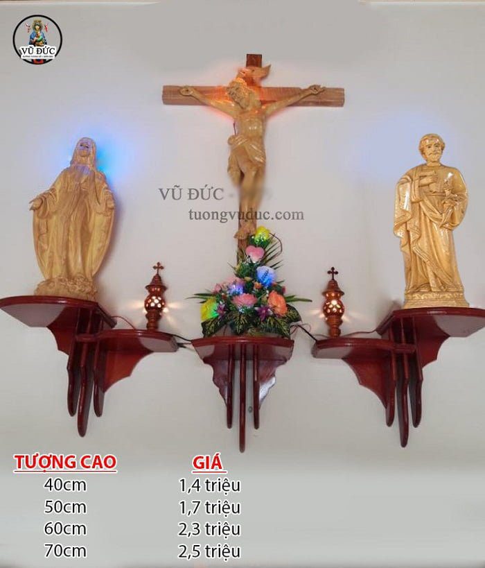 Địa chỉ sản xuất tượng, bàn thờ công giáo đẹp giá xưởng 13 1 khau thiet ke giup ban tho chua co do tham my hon 4